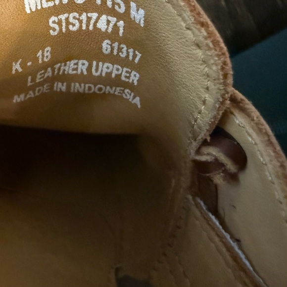 Sperry Light Brown Leather Boat Shoes - Picture 5 of 5